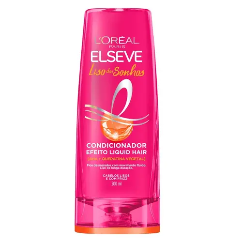 Condicionador Elseve Liso Sonhos 200Ml