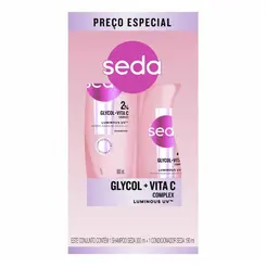 Shampoo Seda Luminous Glycol Vita C 300Ml + Condicionador 190Ml