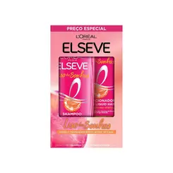 Shampoo Elseve Liso Sonhos 375Ml + Condicionador 170Ml