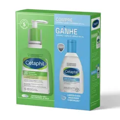 Kit Cetaphil com 1 Loção Hidratante de 473ml + 1 Loção de Limpeza de 120ml
