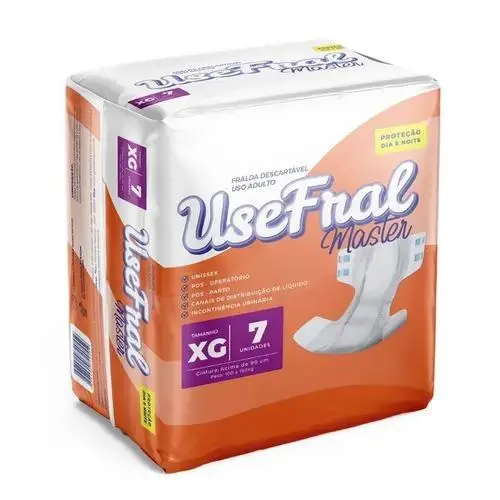 Fralda Geriatrica Usefral Regular Xg 7 Unidades
