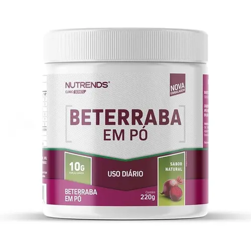 Beterraba Em Pó 400mg Pote 220g - Nutrends