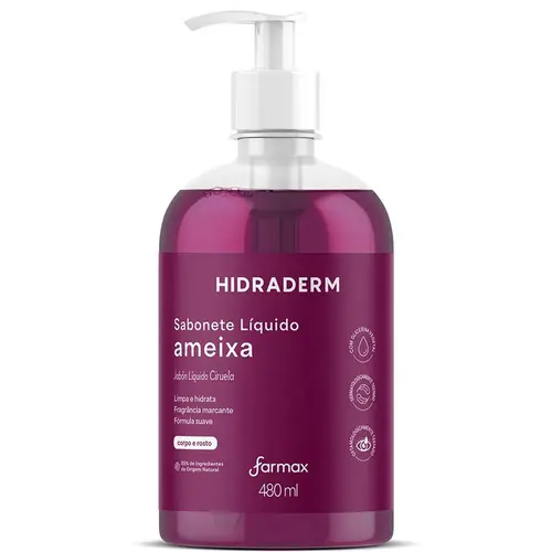 Sabonete Líquido Hidraderm Ameixa 480ml