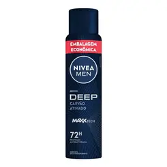 Desodorante Nivea For Men Deep Carvao Ativado Aero 200Ml