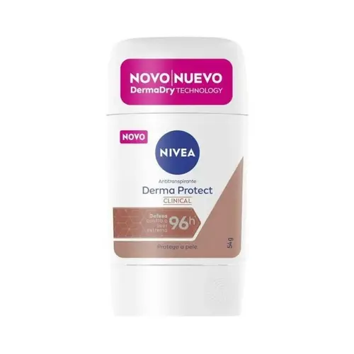 Desodorante Nivea Stick Clinical Fem Derma Proteção Gel 54Gr
