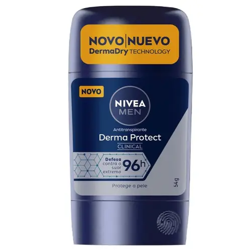 Desodorante Nivea Stick Clinical Men Derma Proteção Gel 54Gr