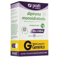 Dipirona 1Gr 30 Comprimidos Prati Donaduzzi