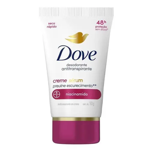 Desodorante Antitranspirante Creme Sérum Dove Previne Escurecimento 50Gr