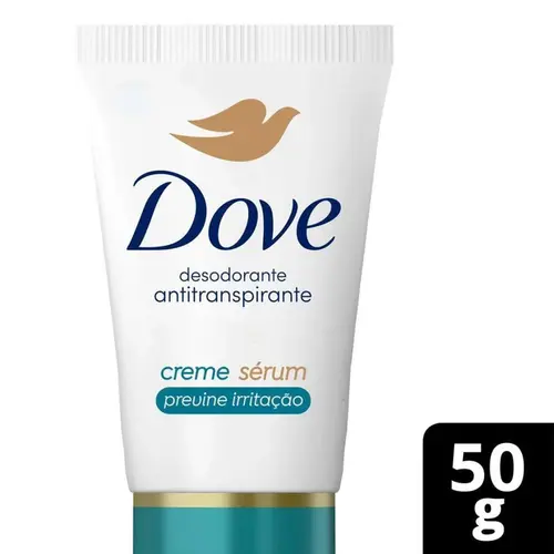 Desodorante Antitranspirante Creme Sérum Dove Previne Irritação 50Gr