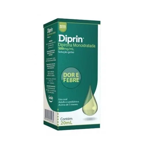 Diprin Dipirona Monoidrata 500 mg/mL  20ml Gotas