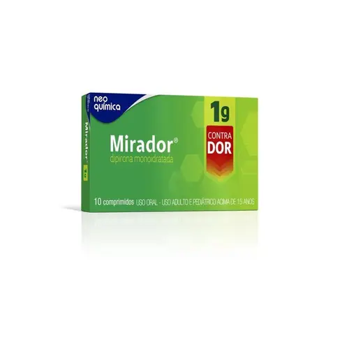 Mirador Dipirona 1g 10 Comprimidos