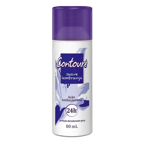 Spray Desodorante Feminino Contouré Suave Lembrança 80ml