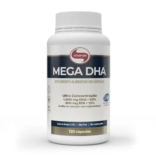 Mega Dha 1000mg 120 Cápsulas