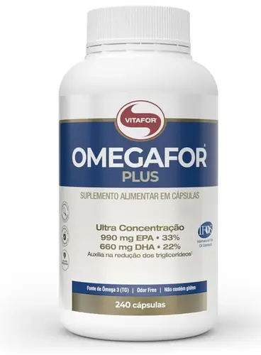 Vitafor - Omegafor Plus - 240 Cápsulas 1000MG