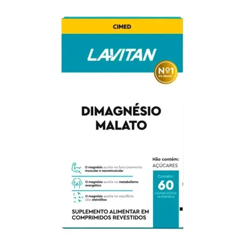 Lavitan Di Magnésio Malato 60 Comprimidos