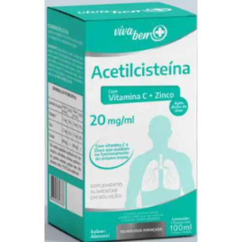 Acetilcisteina 20Mg/Ml+Vit C+ Zinco Abacaxi