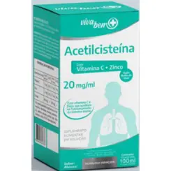Acetilcisteina 20Mg/Ml+Vit C+ Zinco Abacaxi