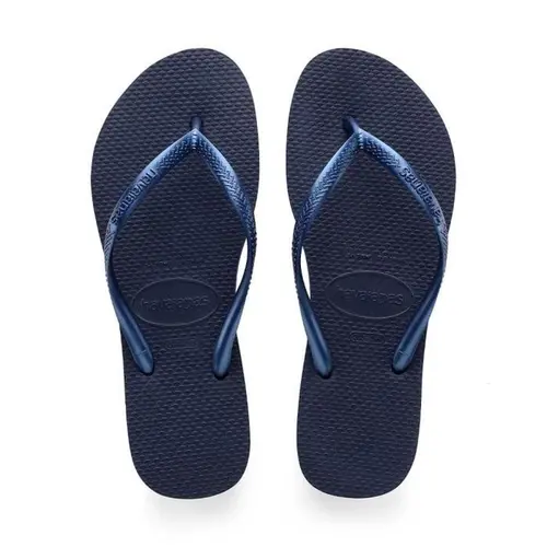 Chinelo Havaianas Slim Lisa Marinho 33/34