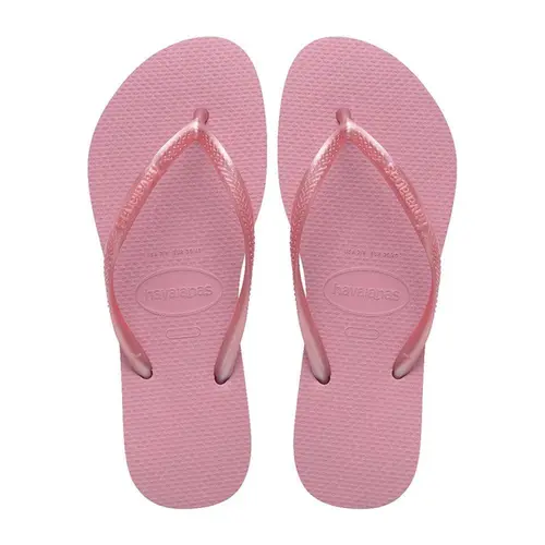 Chinelo Havaianas Slim Lisa Rosa Chiffon 35/36