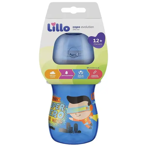 Copo Lillo Evolution Azul 240Ml 629021