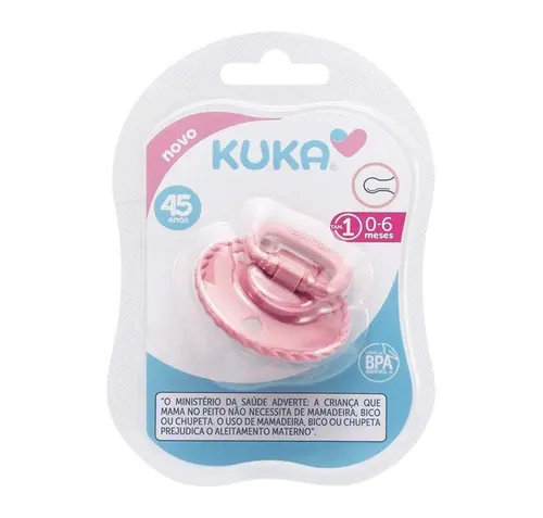 Chupeta Kuka Classic Rosa Nº1 2492