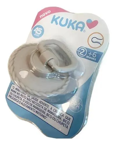 Chupeta Kuka Classic Bege Nº2 2498