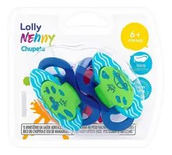 Chupeta Lolly Viva Orto Silicone Azul +6 Meses