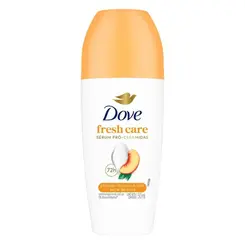 Desodorante Antitranspirante Roll-On Dove Fresh Care Pêssego & Leite de Arroz 72h 50ml