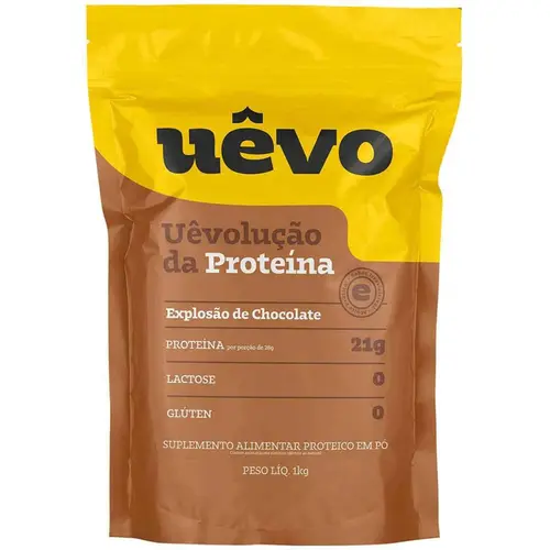 Albumina Uevo 22g de Proteína em Pó Chocolate 1Kg