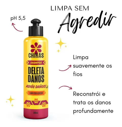 Kit Bio Extratus Shampoo e Condicionador Deleta Danos 600ml