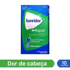 Sonridor Rapid Paracetamol 500mg 10 Comprimidos
