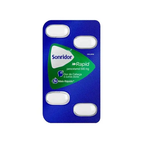 Sonridor Rapid Paracetamol 500mg 4 Comprimidos