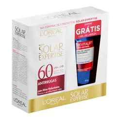 Protetor Solar Facial Loreal Fps 60 40g + Gel Limpeza Facial 40g