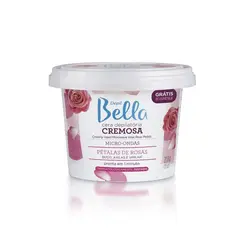 Cera Depil Bella Cremosa Para Microondas Pétalas De Rosas 200g