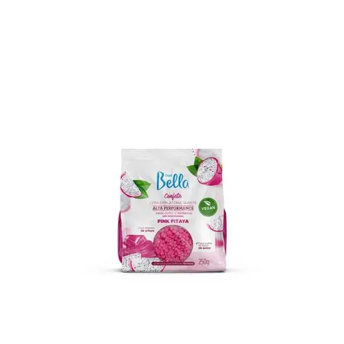Cera Depilatória Quente Depil Bella Confete Pink Pitaya 250g
