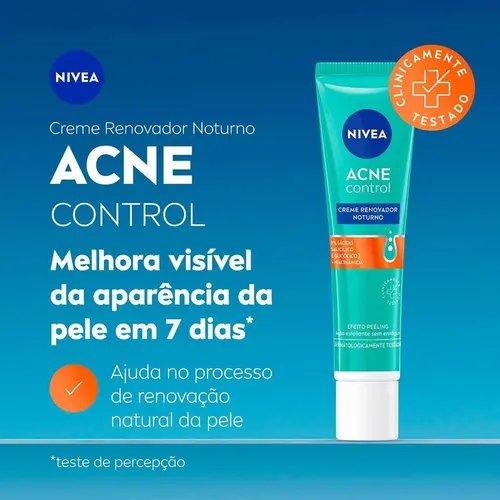 Creme Nivea Facial Acne Control Noturno 40ml