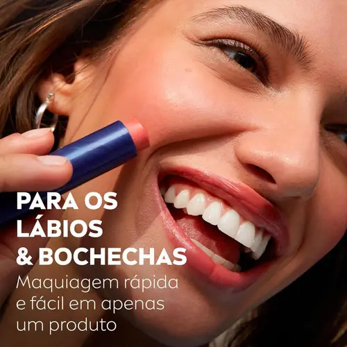 Protetor Labial Nivea Hidra Color Coral 4,8g