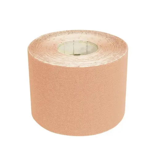 Fita Kinesio Multilaser Saúde Muscle Fix Rolo 5cm x 5M Bege