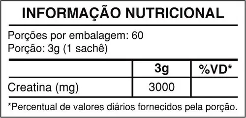 Creatina Health Labs 60 Sachês