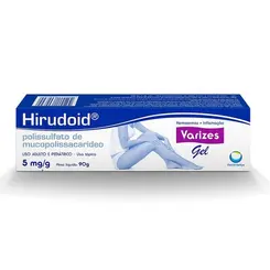 Hirudoid Gel Polissulfato de Mucopolissacarideo 5mg/g  com 90g