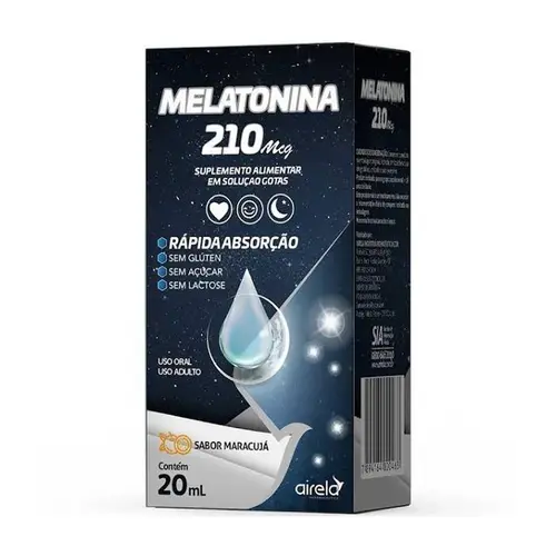 Melatonina 210mcg/Gota Solução Oral Frasco Gotejador 20ml