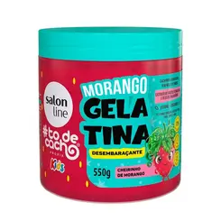 Gelatina Salon Line To De Cacho Kids Morango 550g