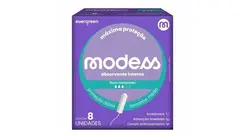Absorvente Interno Modess Médio 8 Unidades