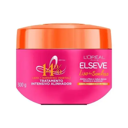 Máscara de Tratamento Elseve Liso Sonhos 300g