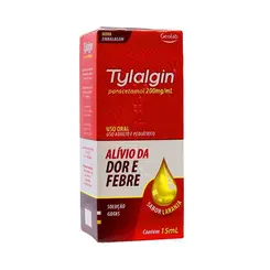 Tylalgin Paracetamol 200mg/ml Gotas Com 15ml