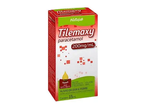 Tilemaxy Paracetamol 200mg/ml Suspensão Oral 15ml