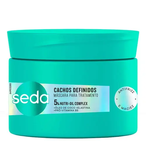 Máscara De Tratamento Seda Cachos Definidos 300g