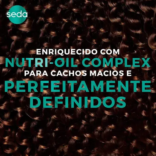 Máscara De Tratamento Seda Cachos Definidos 300g