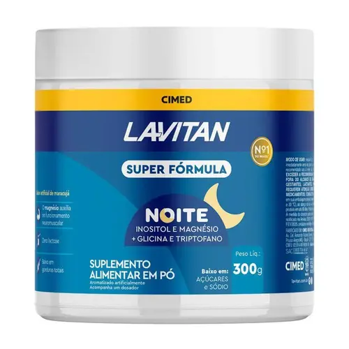 Lavitan Suplemento Alimentar Super Fórmula Noite Sabor Maracujá 300g