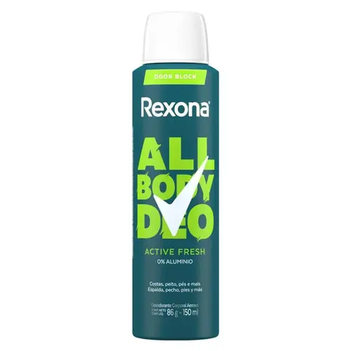 Desodorante Rexona All Body Deo Active Fresh Aerosol 150ml
